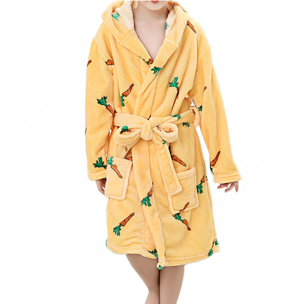 Kids Plush Bathrobe