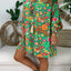 Plus Size Floral Long Sleeve Dress