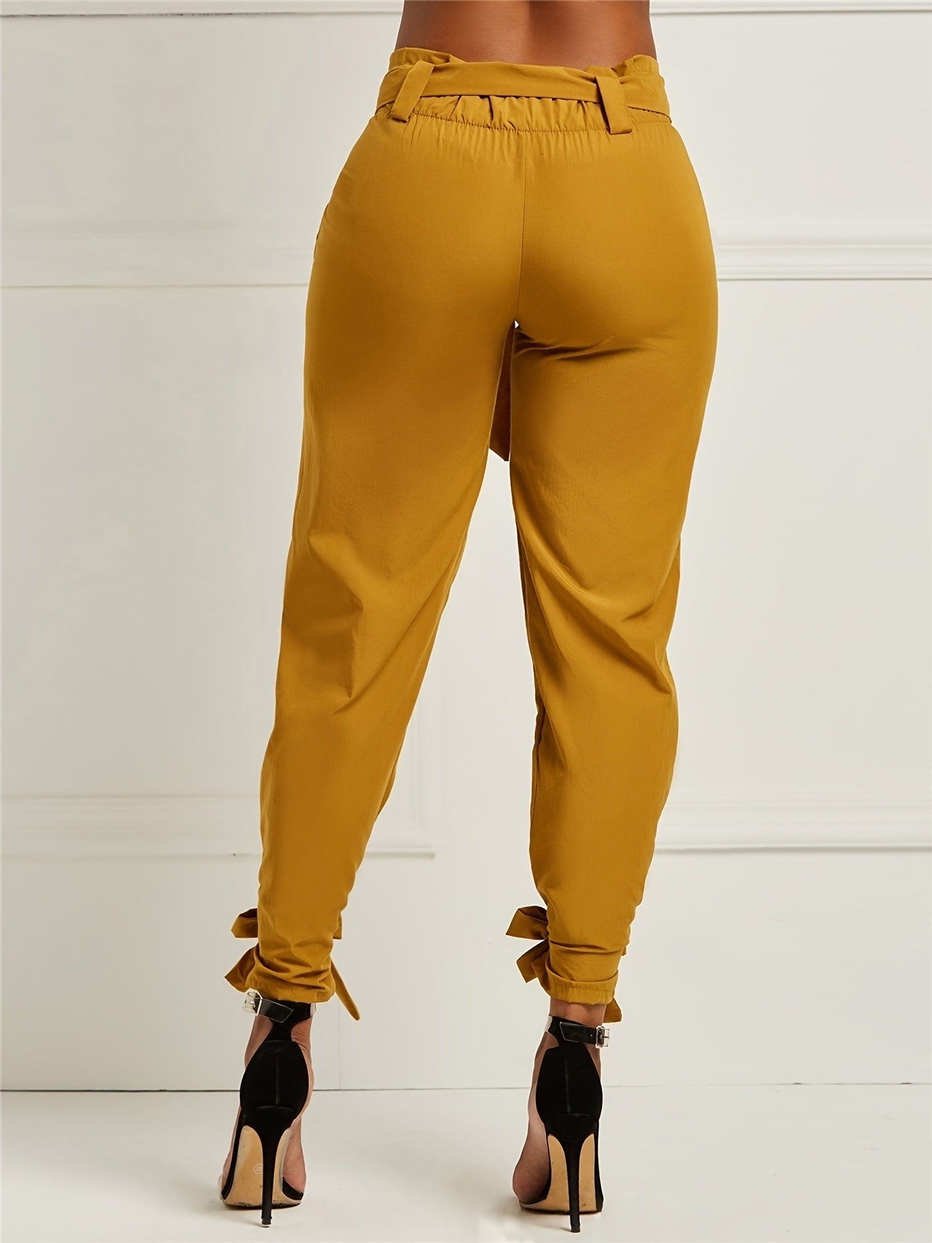 Bowknot Loose Pencil Pants