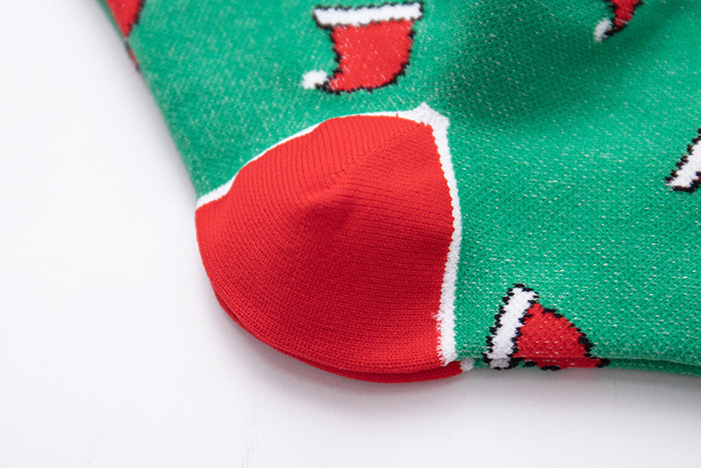 Christmas Novel Colorful Pattern Socks