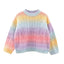 Girl Gradient Color  Sweater