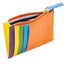 Orange Zipper Card Holder