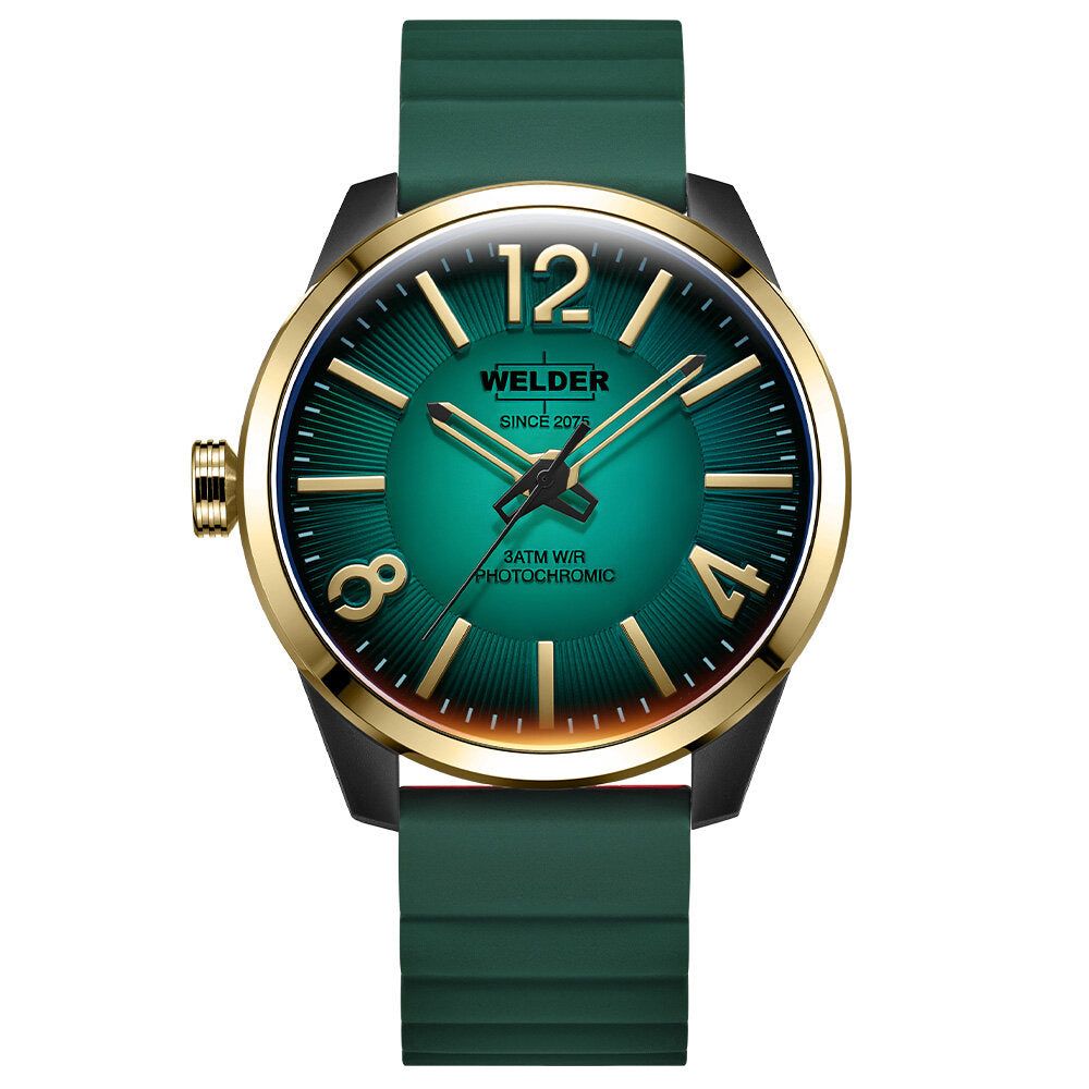 Men's Welder Moody Watch-Green/Gold