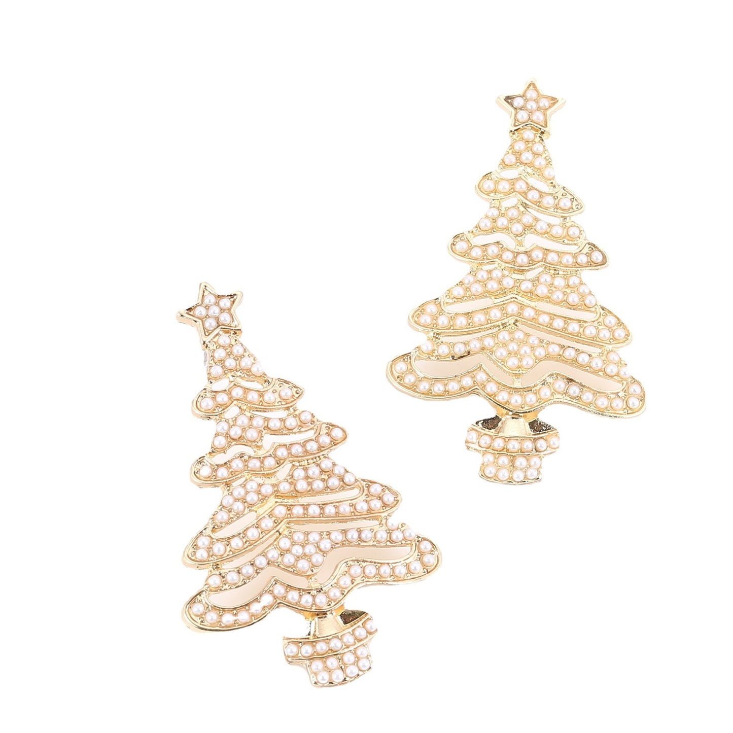 Christmas Tree Diamond Earrings