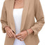 Casual Suit Coat In Solid Colors