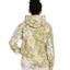 US Blanks Unisex Flower Tie-Dye Hooded Sweatshirt