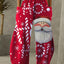 Christmas Santa Print Pants