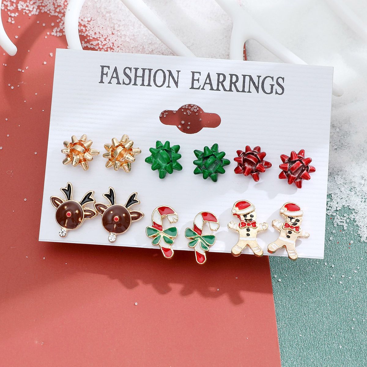 Christmas Designs Earrings Set