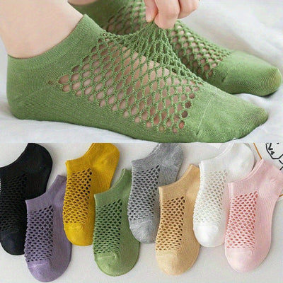 8 Pairs Thin Mesh Socks