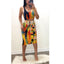 Tie-dye Suspender Skirt - 2 piece