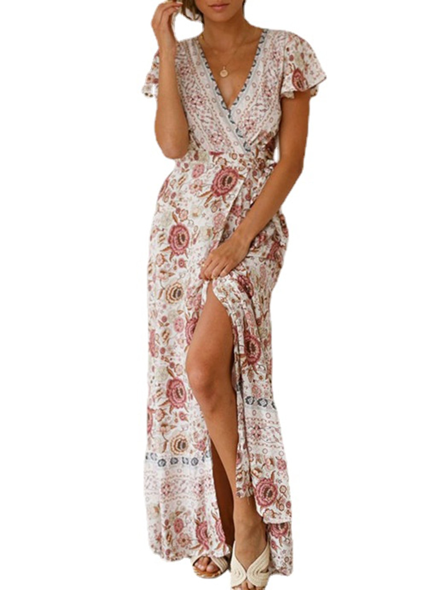 Floral Bohemian Maxi Dress