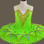 Fluorescent Green Swan Ballet Dress