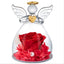 Preserved Rose In Angel Glass