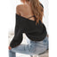 Backless Loose Sweater Top