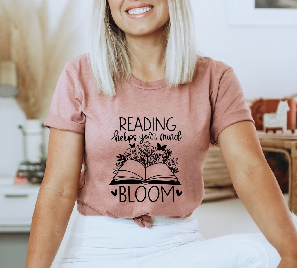 Reading Helps Your Mind Bloom T-shirt