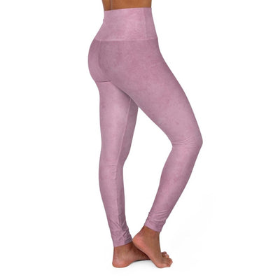 inQue.Style High Waisted Yoga Leggings, Heather Pink Pants