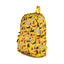 Cat Print Yellow Backpack