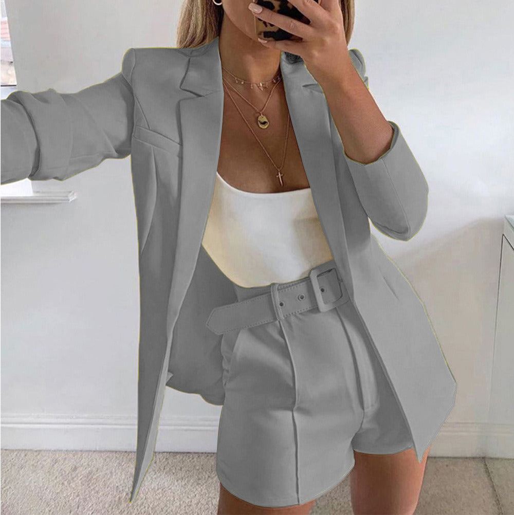 Suit top and shorts