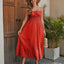 French Romantic Style Cotton Maxi Dress