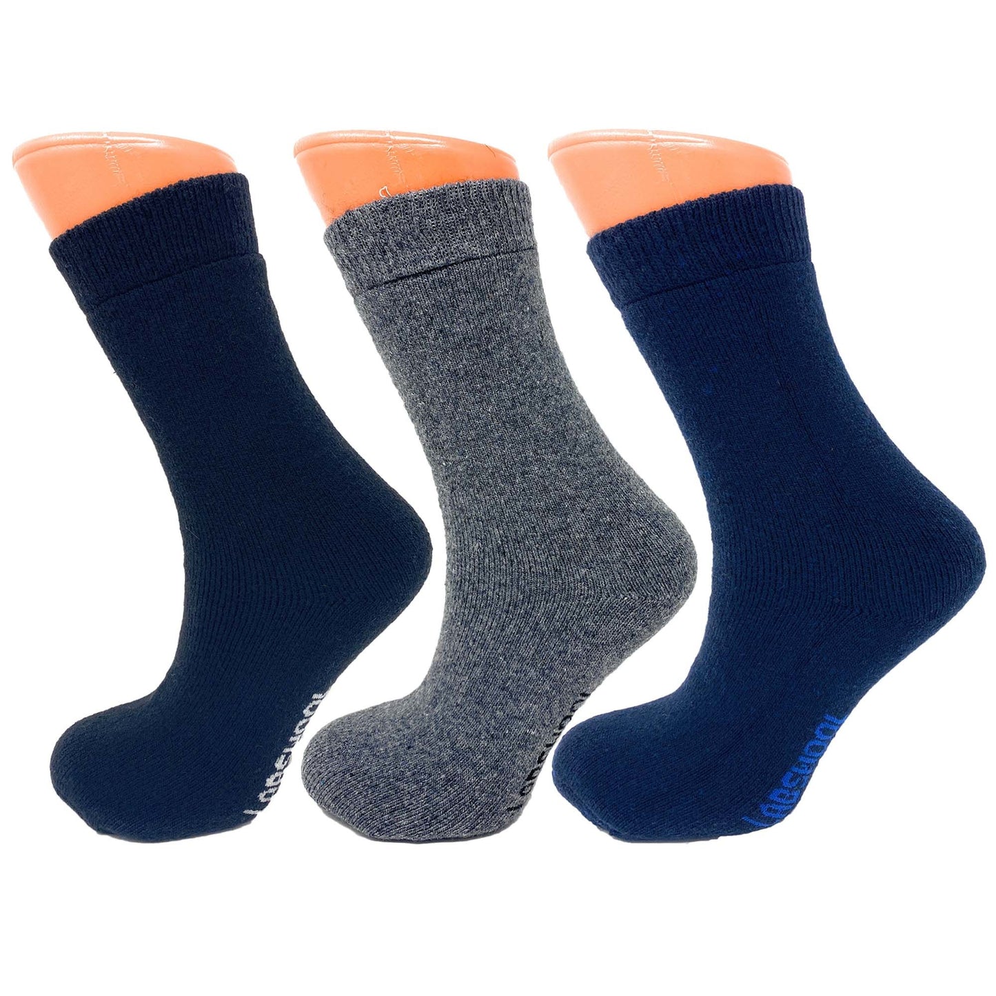 Thermal Casual Crew Wool Socks 3 Pairs