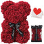 Rose Flower Teddy Bear with Box