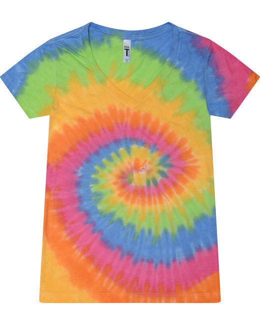 Tie-Dye V-Neck T-Shirt