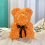 Rose Flower Teddy Bear with Box