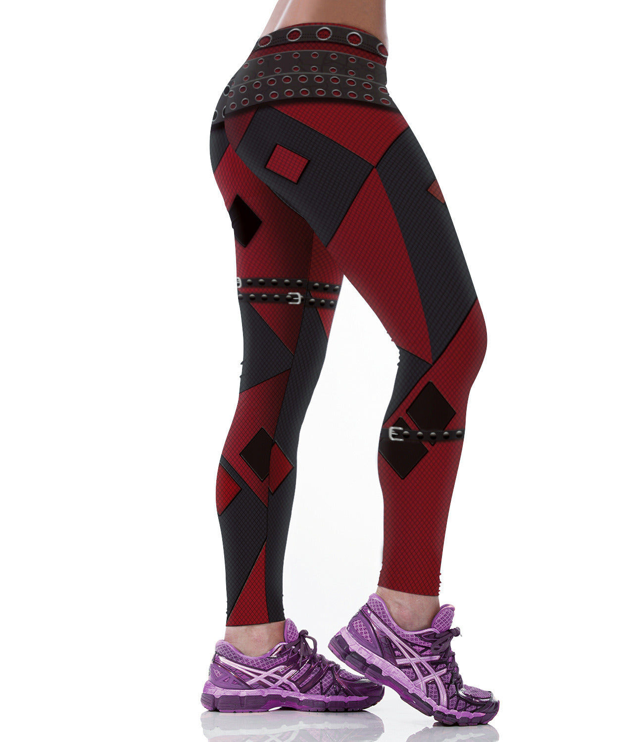 Red Harley Quinn Tights