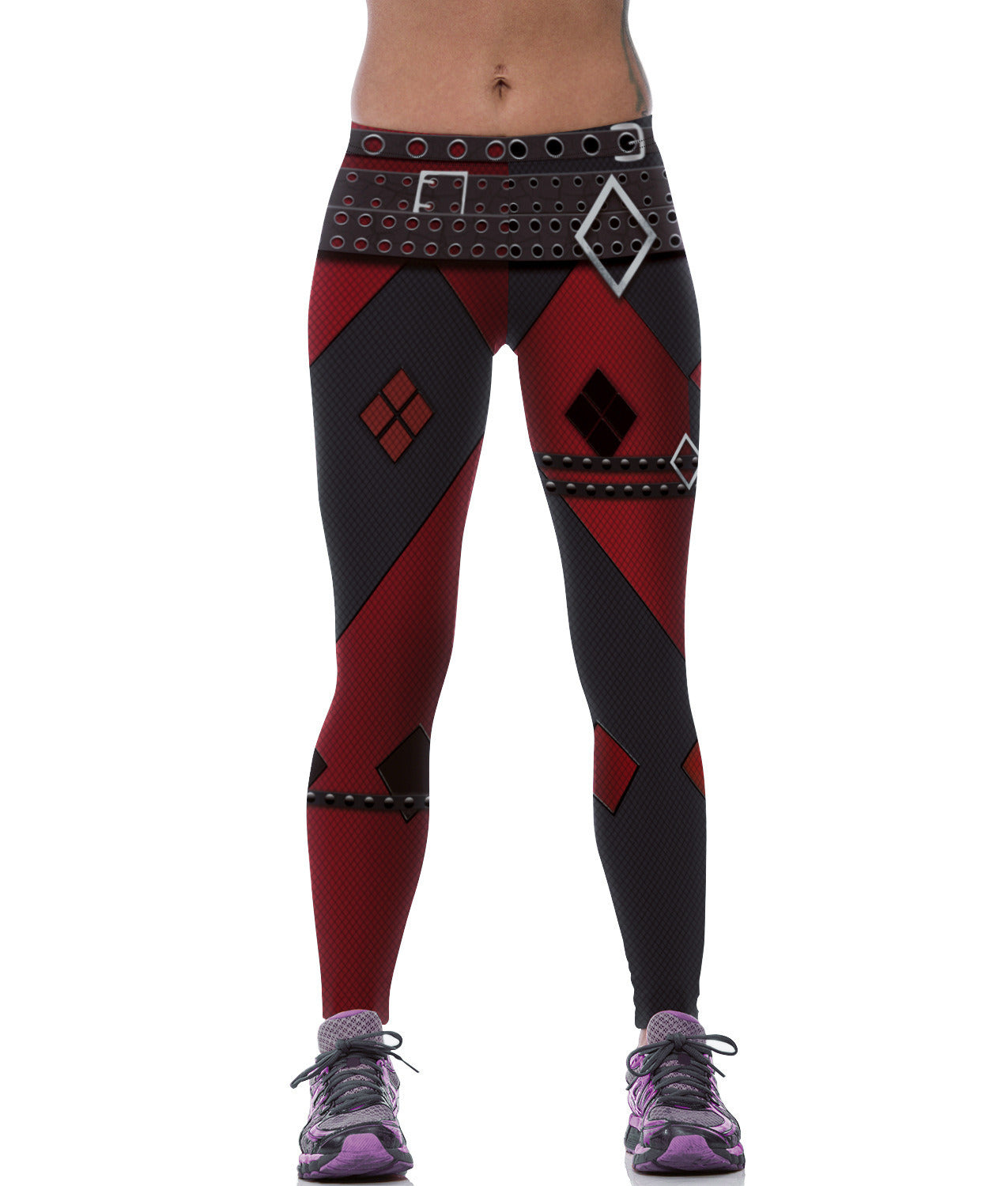 Red Harley Quinn Tights