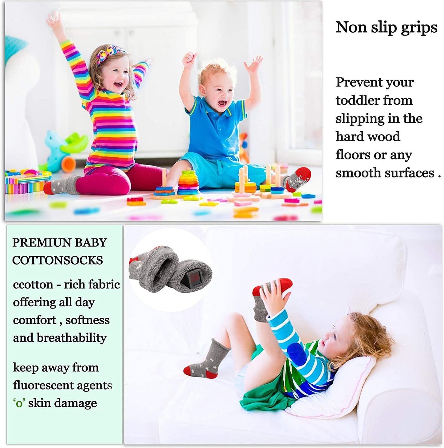 Infant Toddler Anti Slip Socks