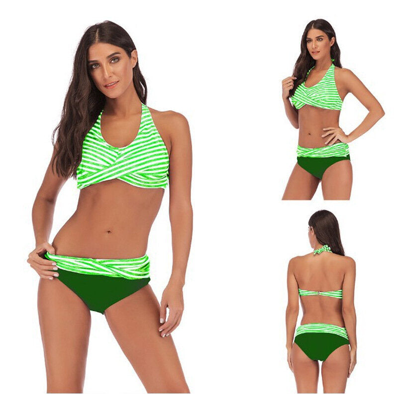 Scallop Two Piece Bathing Suit