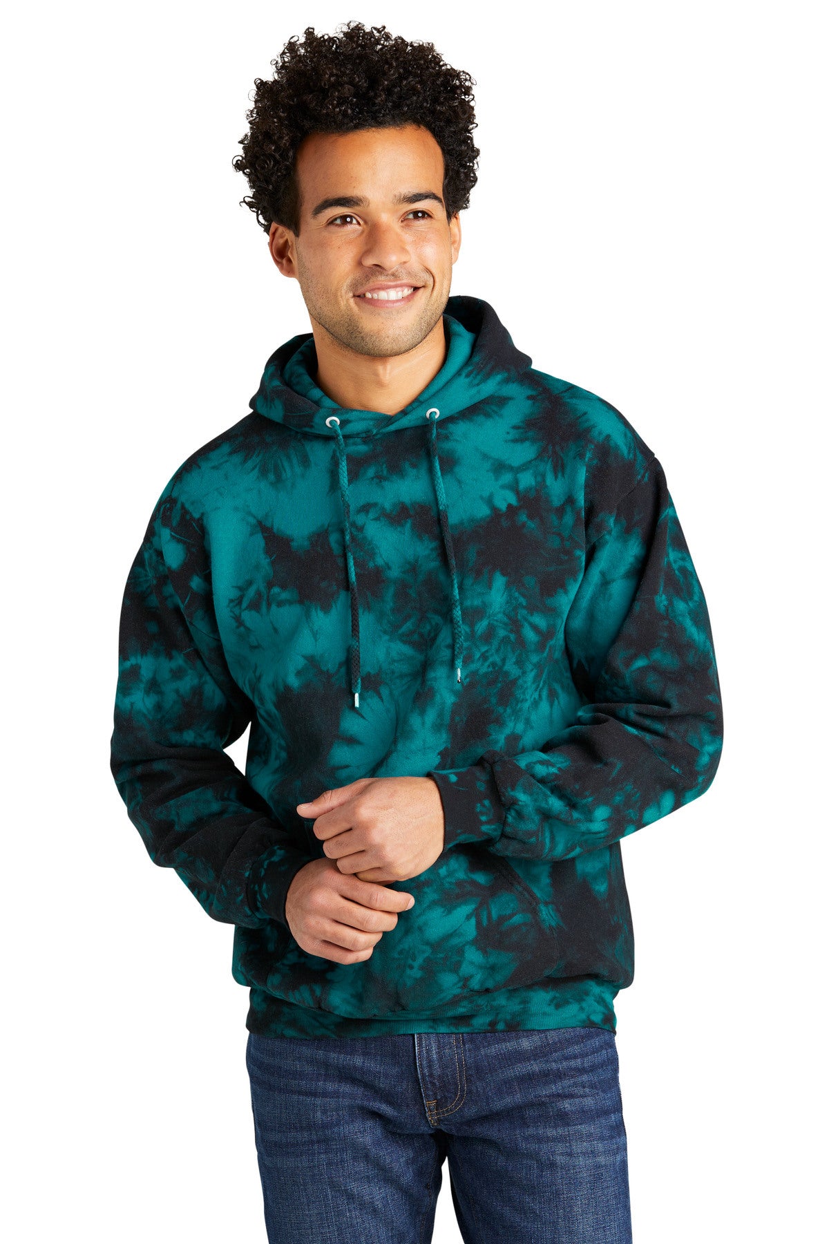 Port & Company Crystal Tie-Dye Pullover Hoodie