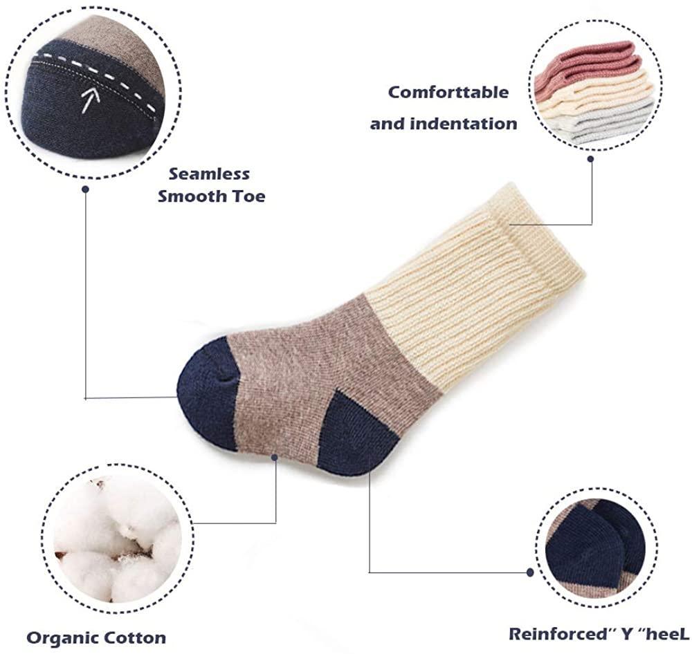 Baby Cotton Crew Socks- 6Pairs