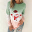 Tie Dye Gradient Christmas Top