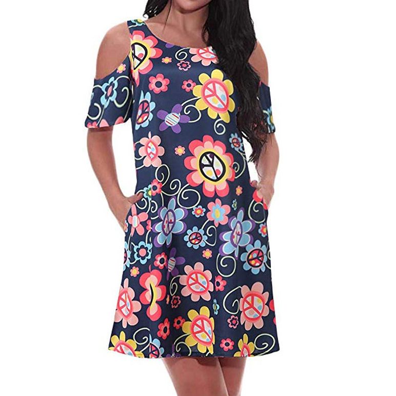 Big Pendulum Printed Dress