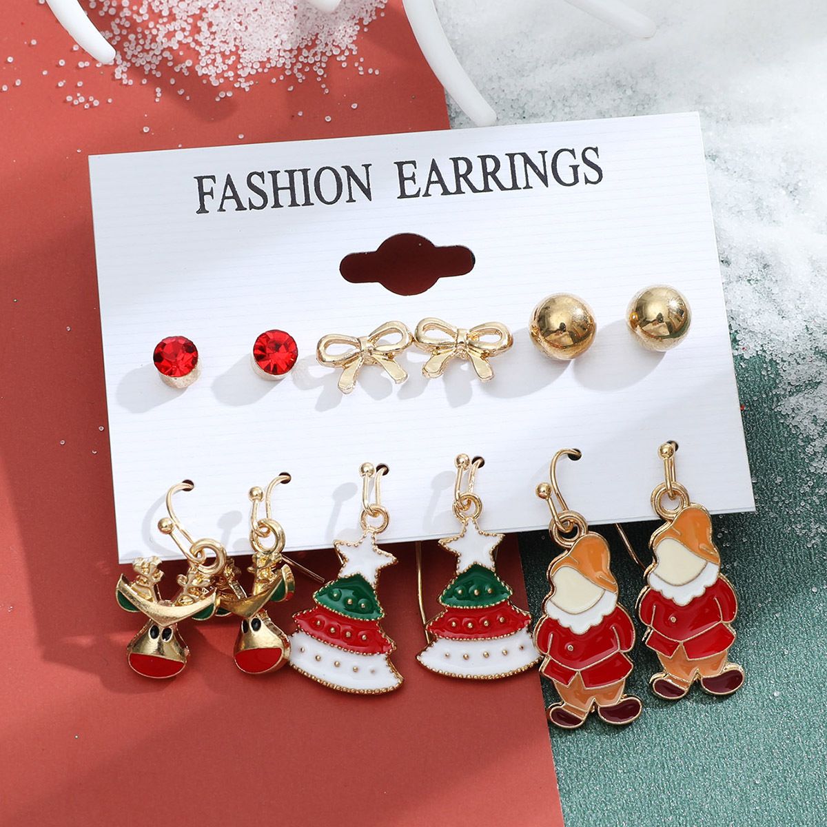 Christmas Designs Earrings Set