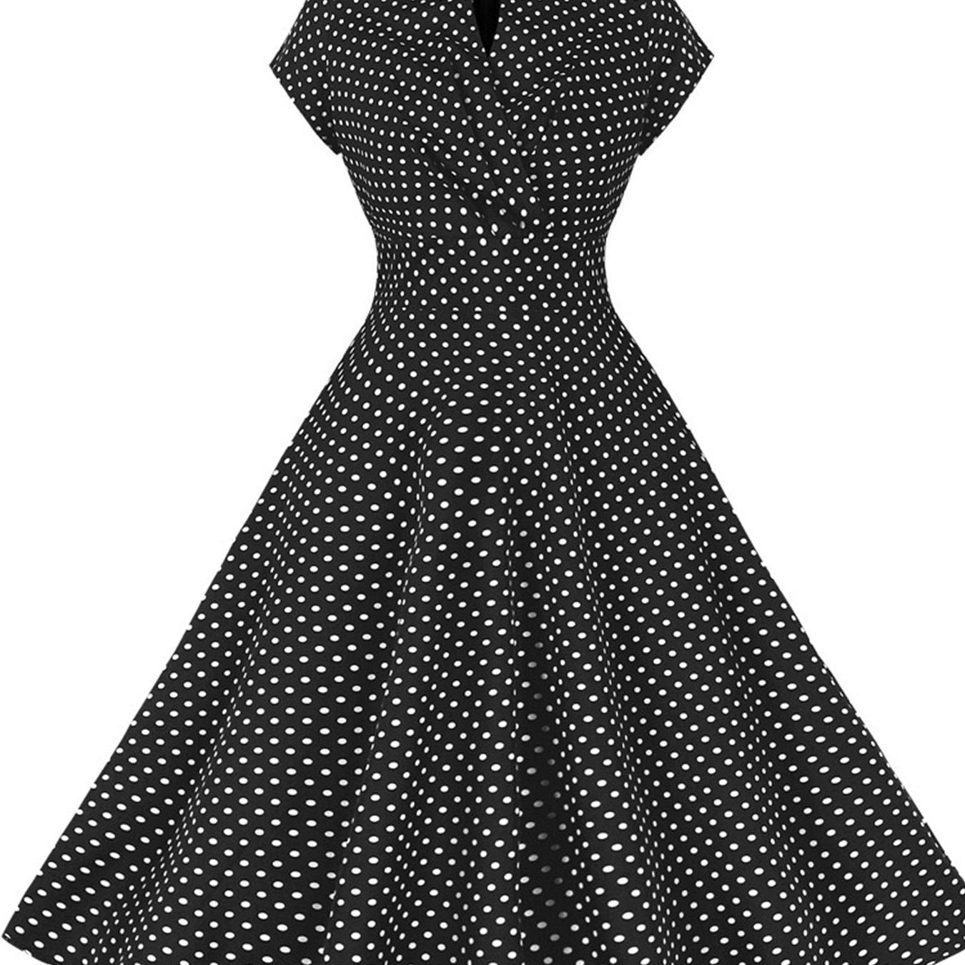 Polka Dot Retro Loose Swing Dress