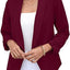 Casual Suit Coat In Solid Colors