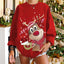 Christmas Oversized Sweatshirts Cute Reindeer