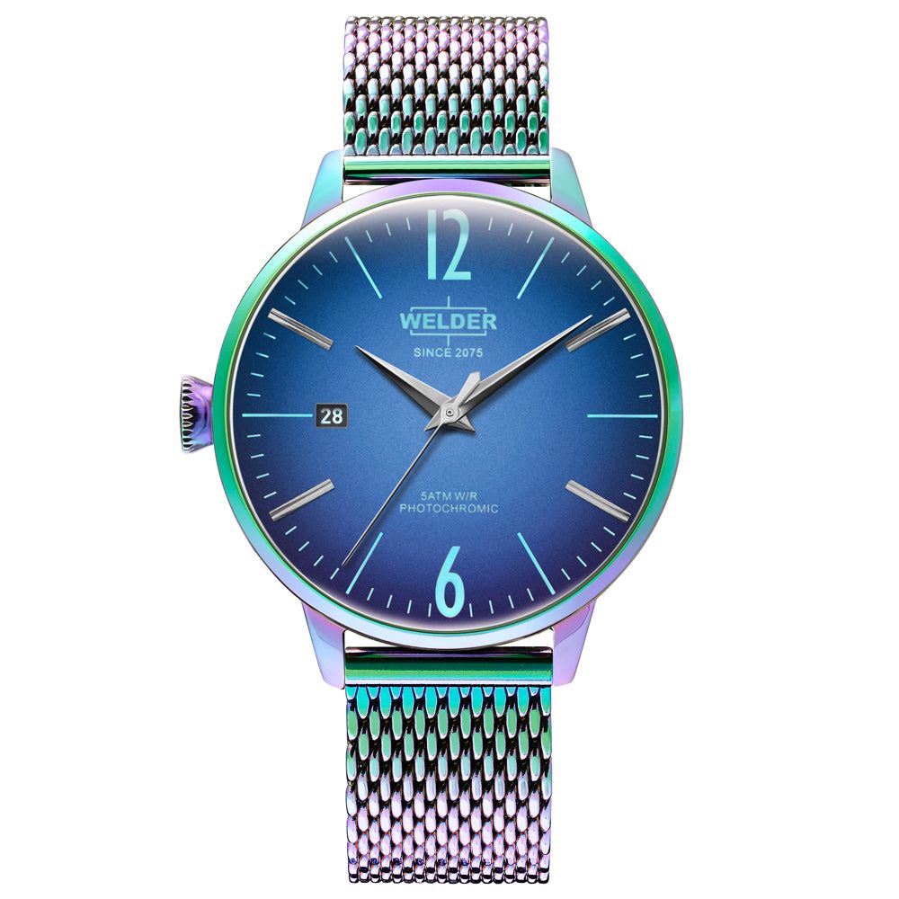 Women's Welder Moody Watch-Silver/Blue