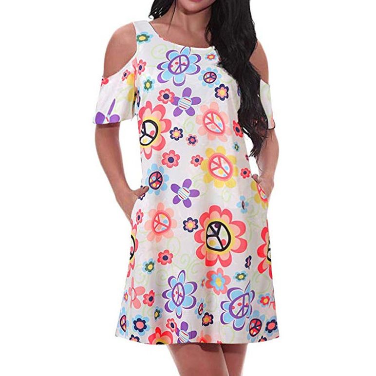 Big Pendulum Printed Dress