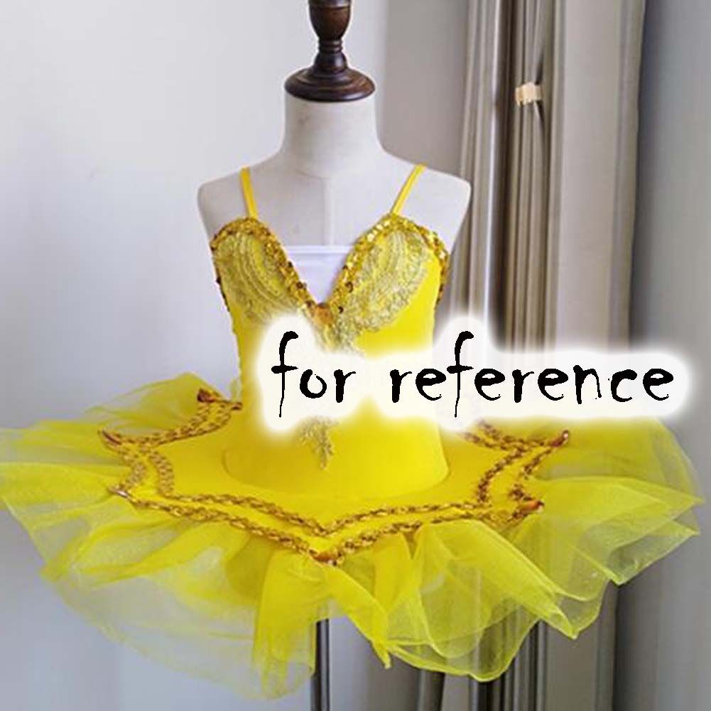 Yellow Tutu Skirt Ballet Dress