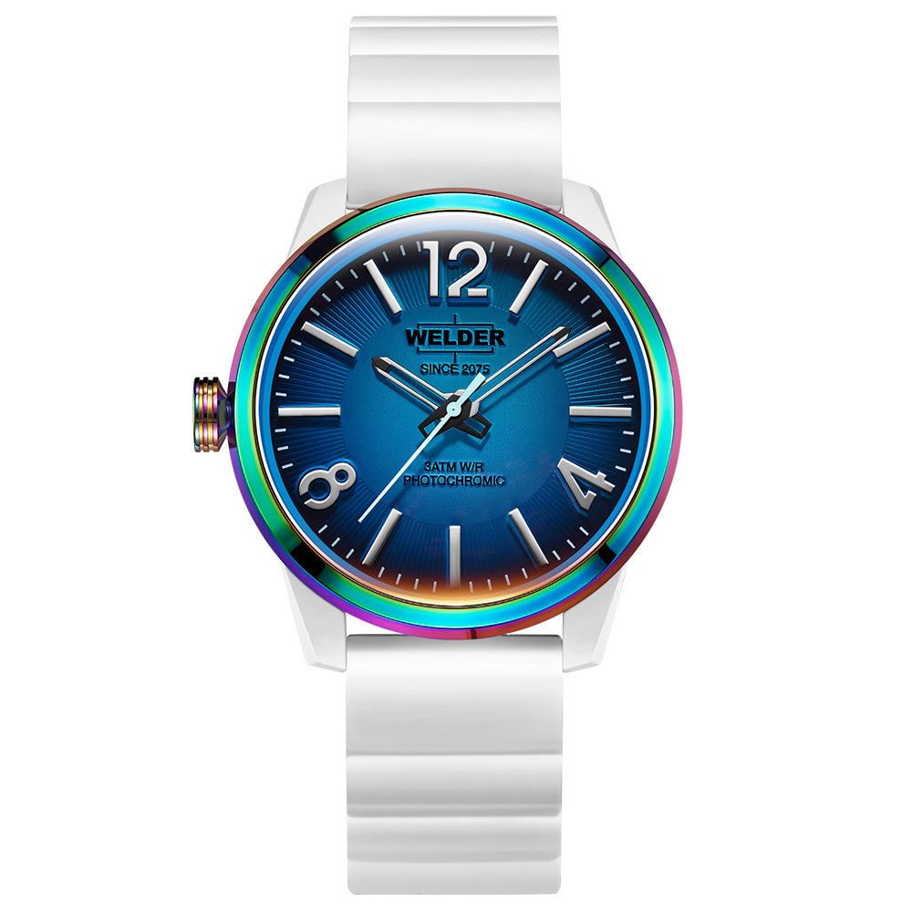 Women's Welder Moody Watch- White/Blue