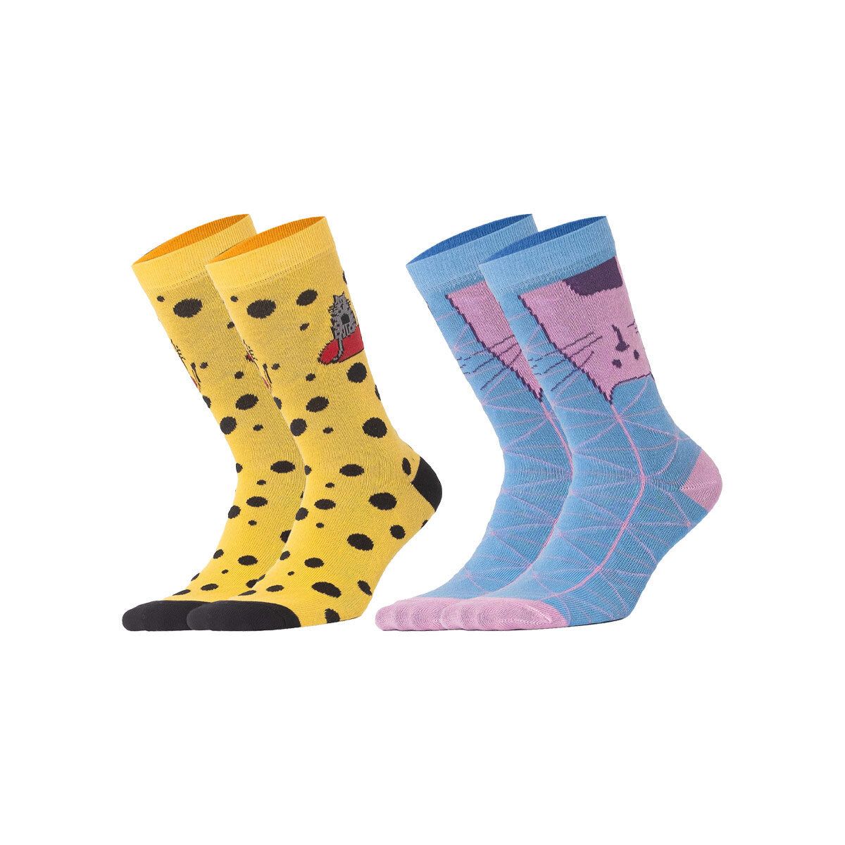 Cats Design Socket Socks-5Pairs