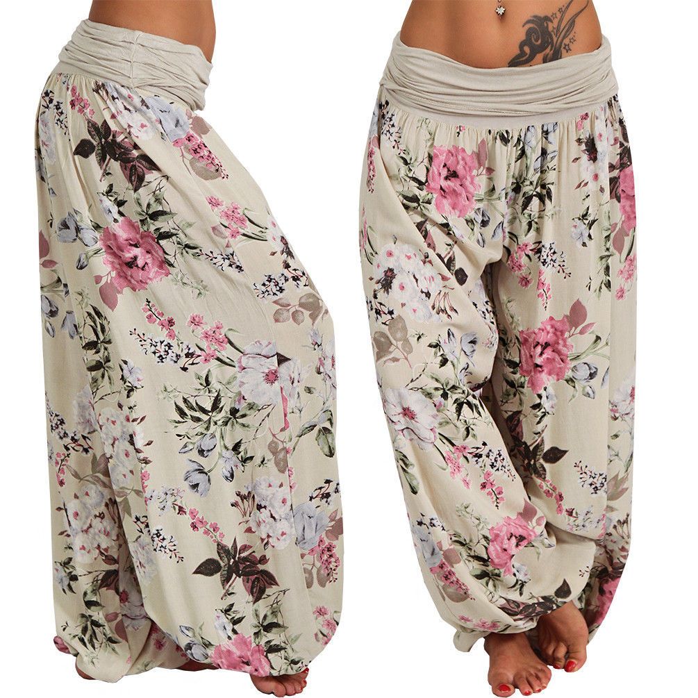 Wide Leg Harem Pants