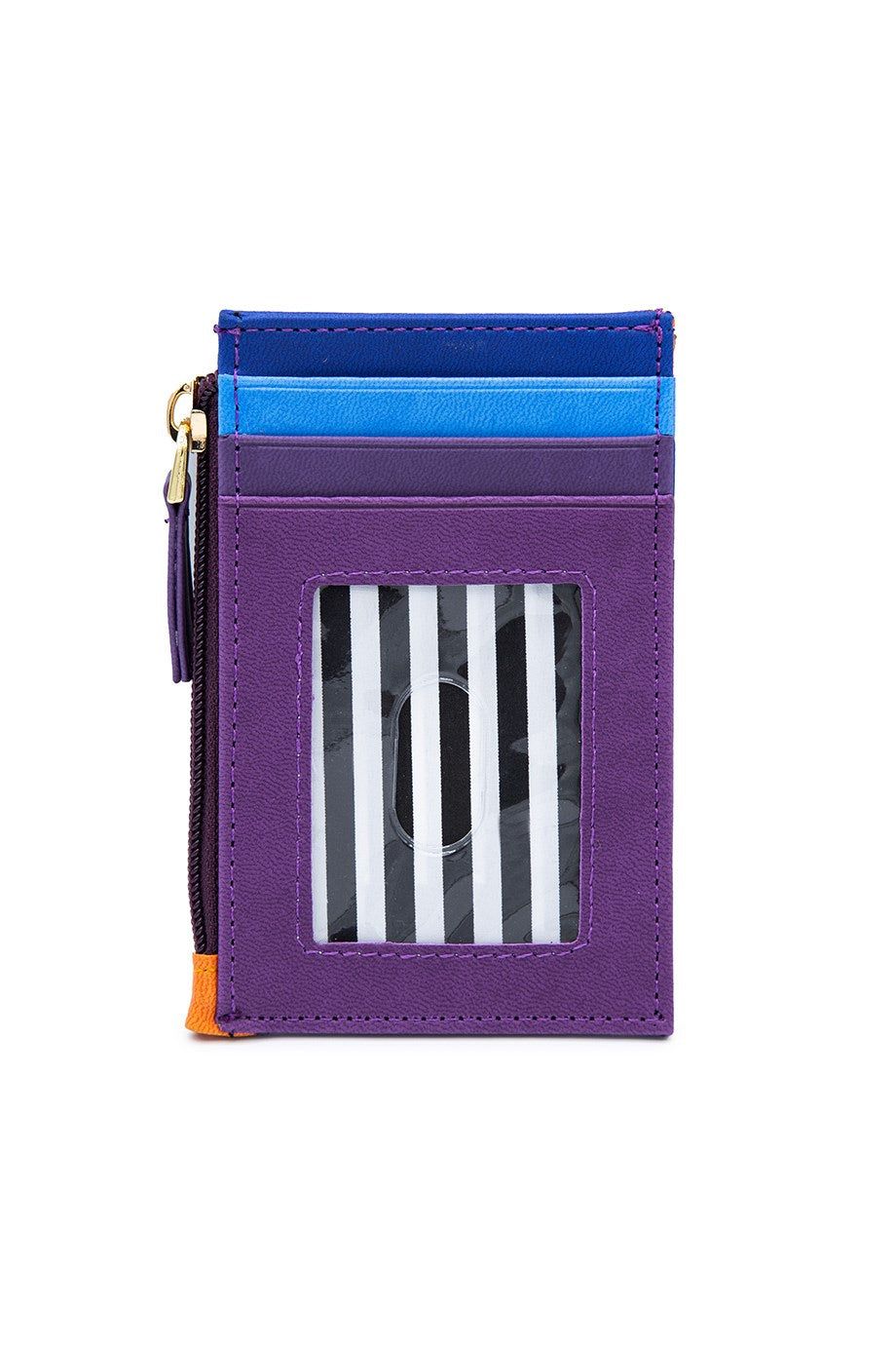 Purple Zippered Card Holder