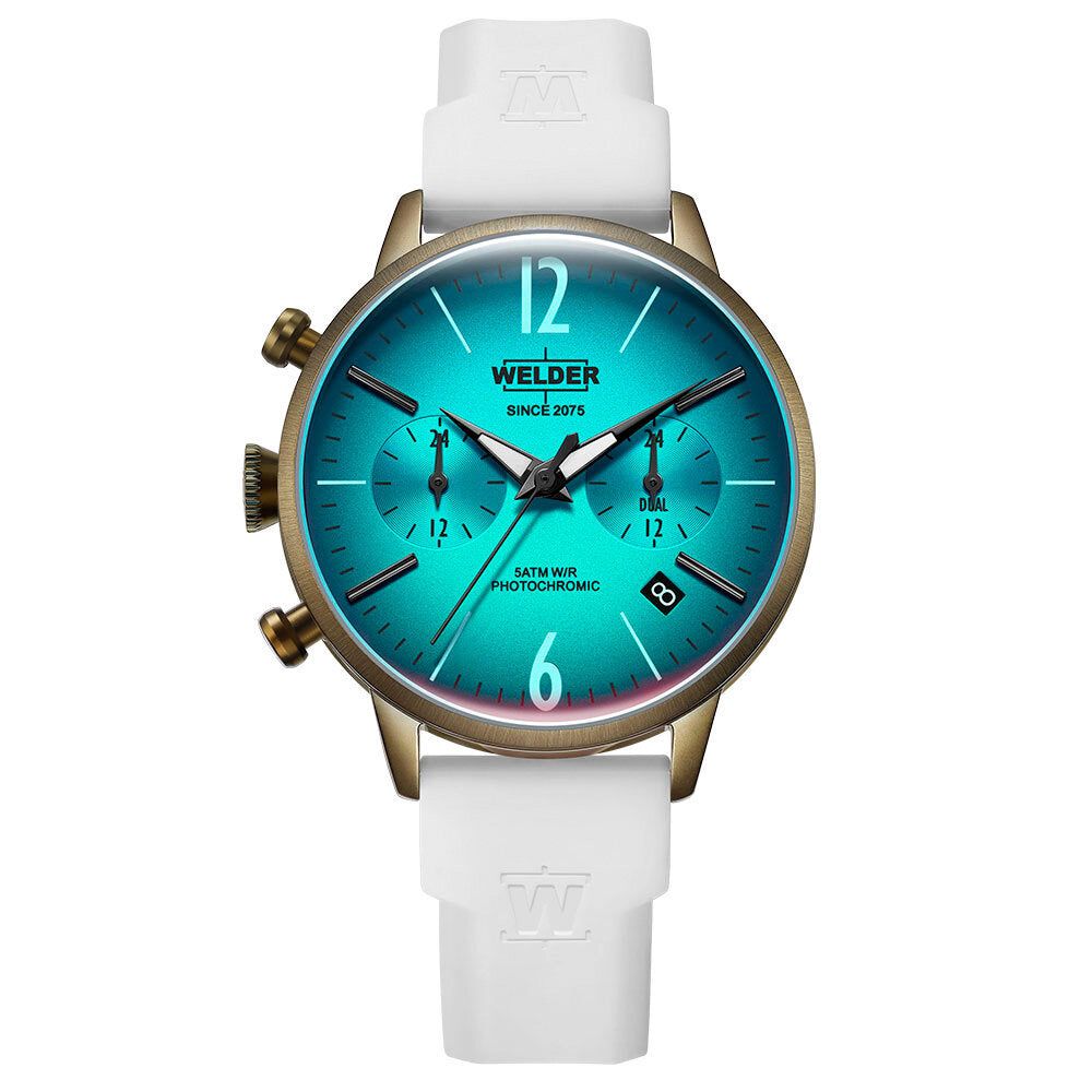 Women's Welder Moody Watch White/Blue/Silver