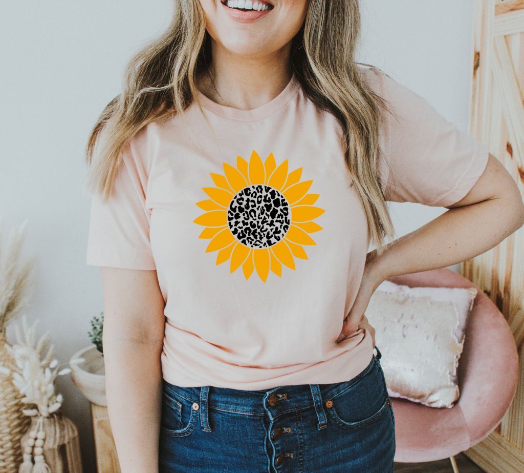 Leopard Sunflower T-shirt