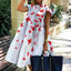 Ruffle Sleeve Round Neck Mini Dress - bonbop