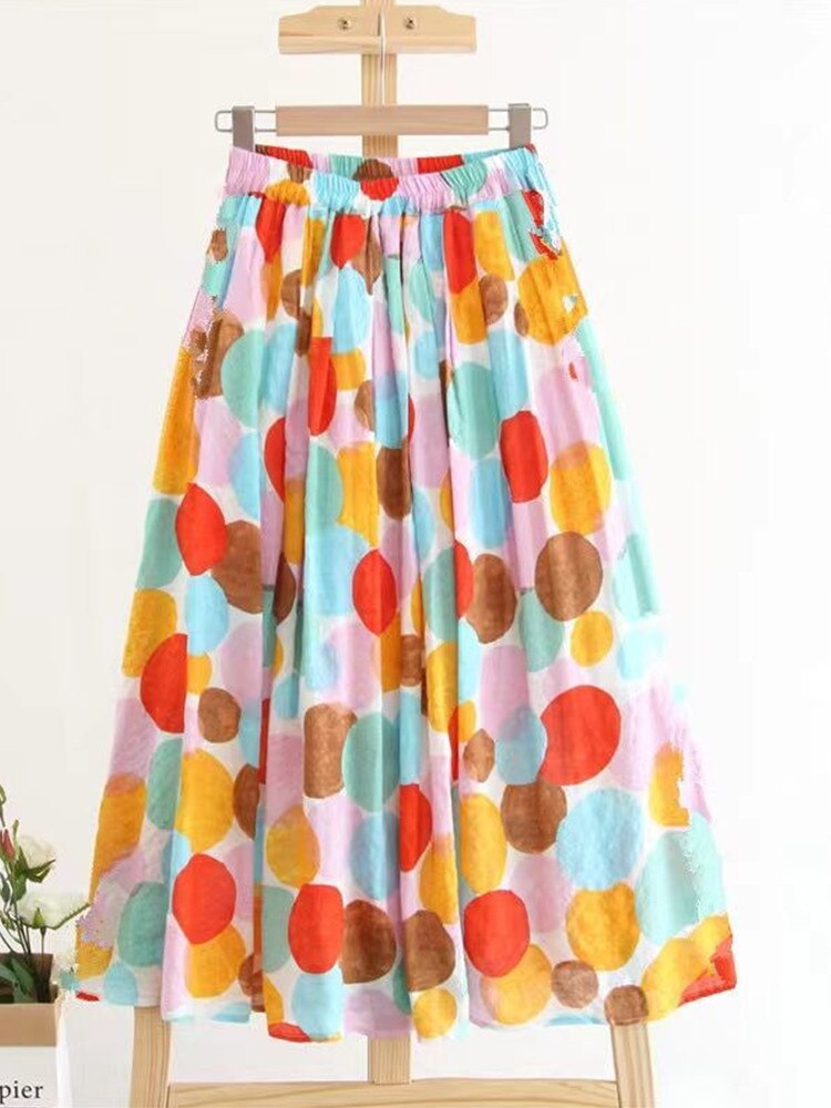 Floral Skirt Women